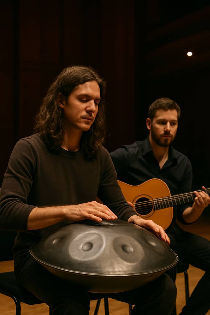 چه سازهایی رو می توان با هنگ درام نواخت ؟همنوازی هنگ درام با گیتار